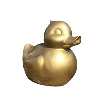 Statue en résine Canard Doré - XXL 200 cm Statue en résine Canard Doré - XXL 200 cm