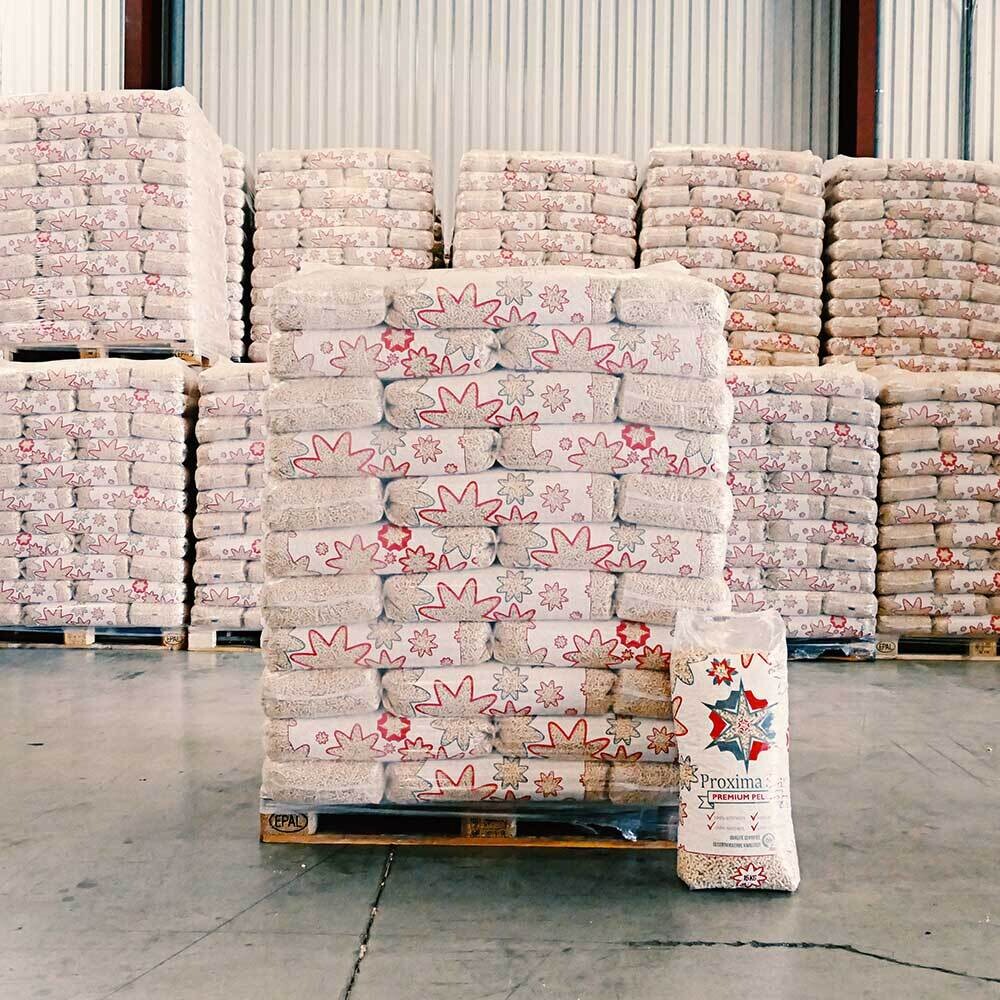 Pellets Proxima star ULTRA PREMIUM – Palettes 66 sacs (990 Kg)