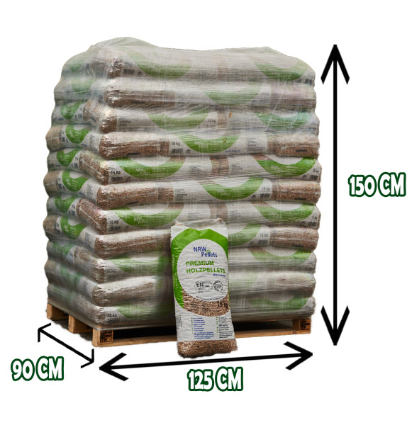 Granulés Pellets NRW – Palette 66 sacs (990 Kg)