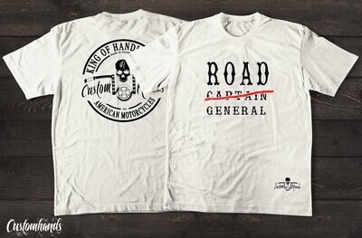 Customhands T-Shirt Motiv: Road general / Customhands Logo