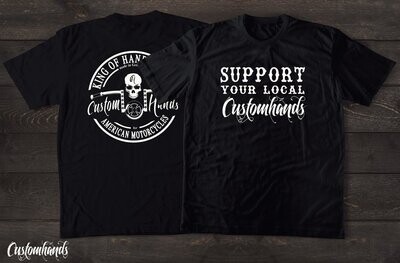 Customhands T-Shirt Motiv: Support your local Customhands / Customhands Logo