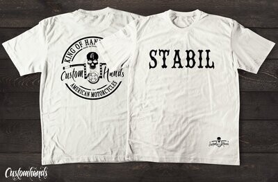 Customhands T-Shirt Motiv: Stabil / Customhands Logo
