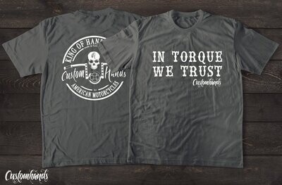 Customhands T-Shirt Motiv: In torque we trust / Customhands Logo