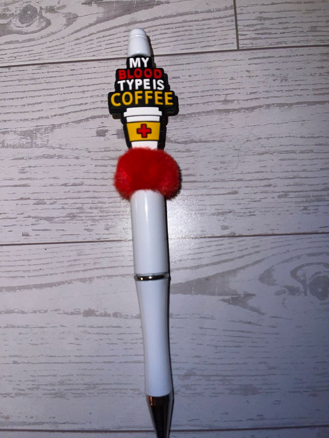 My Blood Type Is Coffee Pen