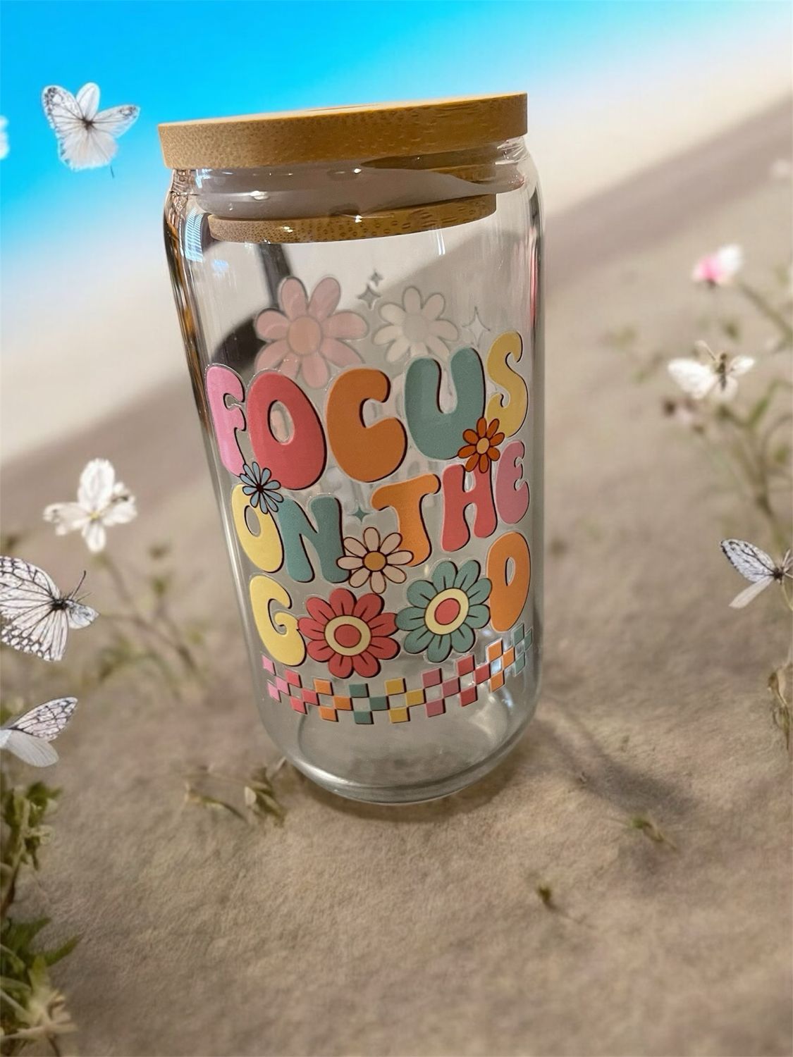 Focus On The Good - Choose Kindness Glass