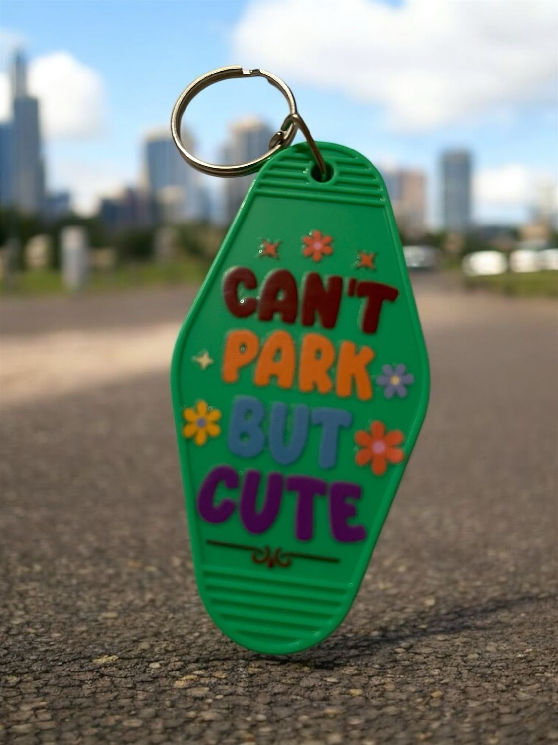 Can’t Park But Cute Hotel Keychain