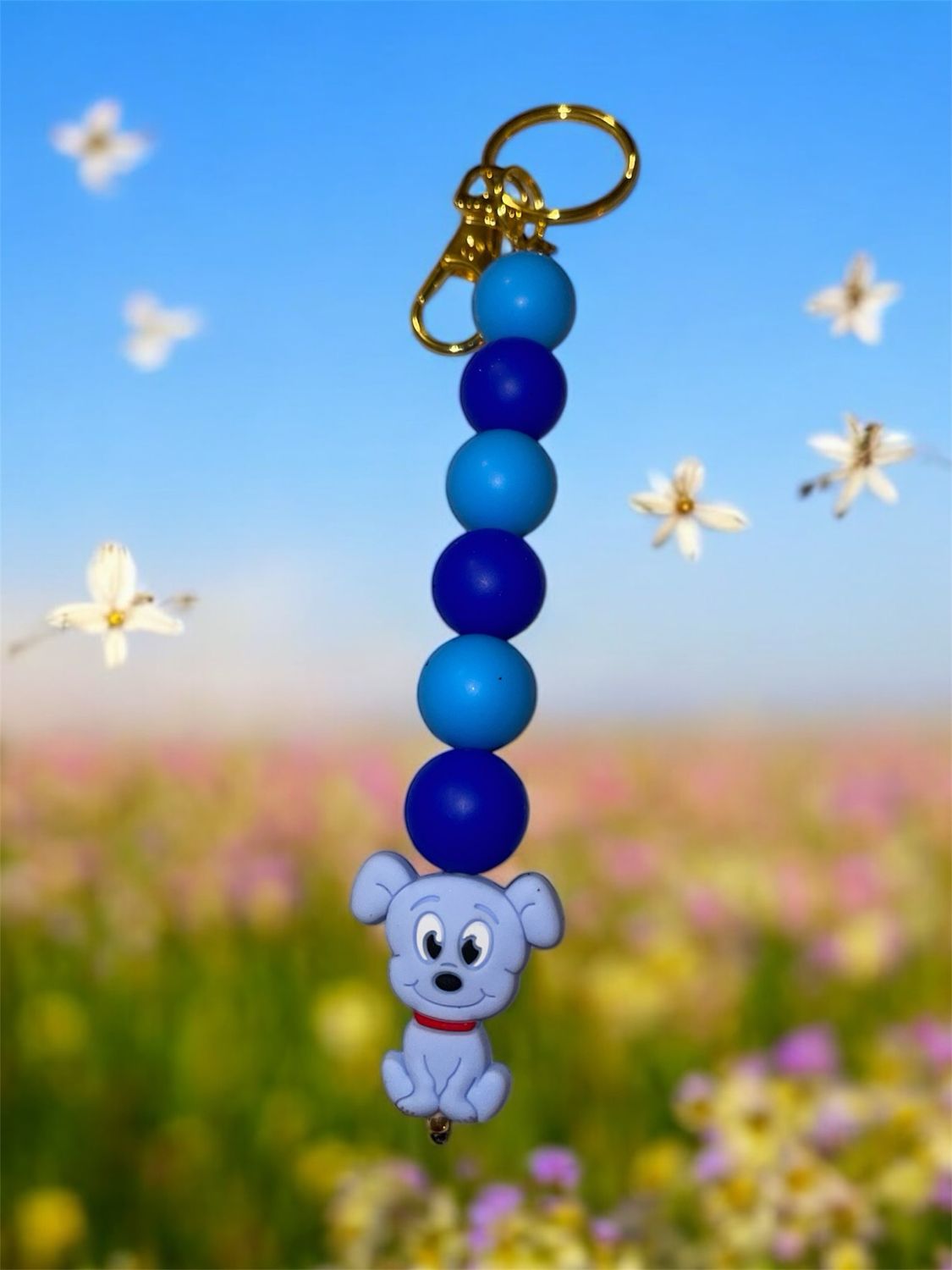 Blue Puppy Tumbler Jewelry