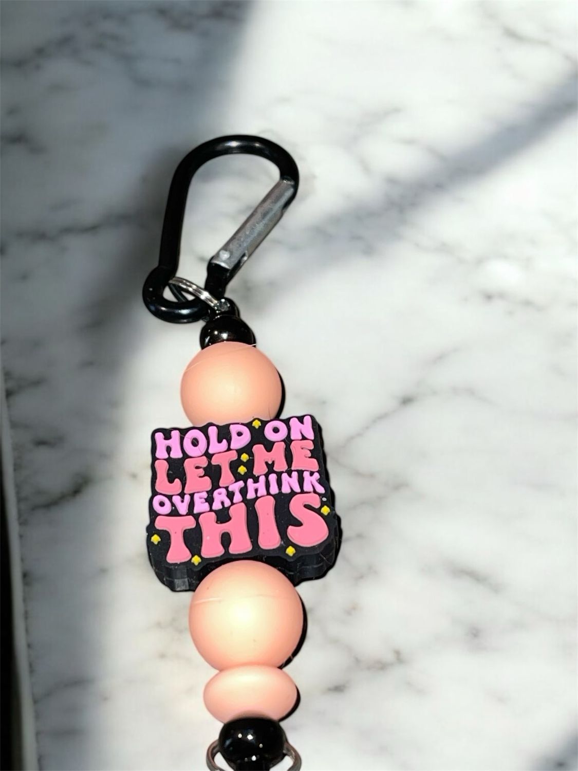 Hold On Let Me Overthink This Keychain