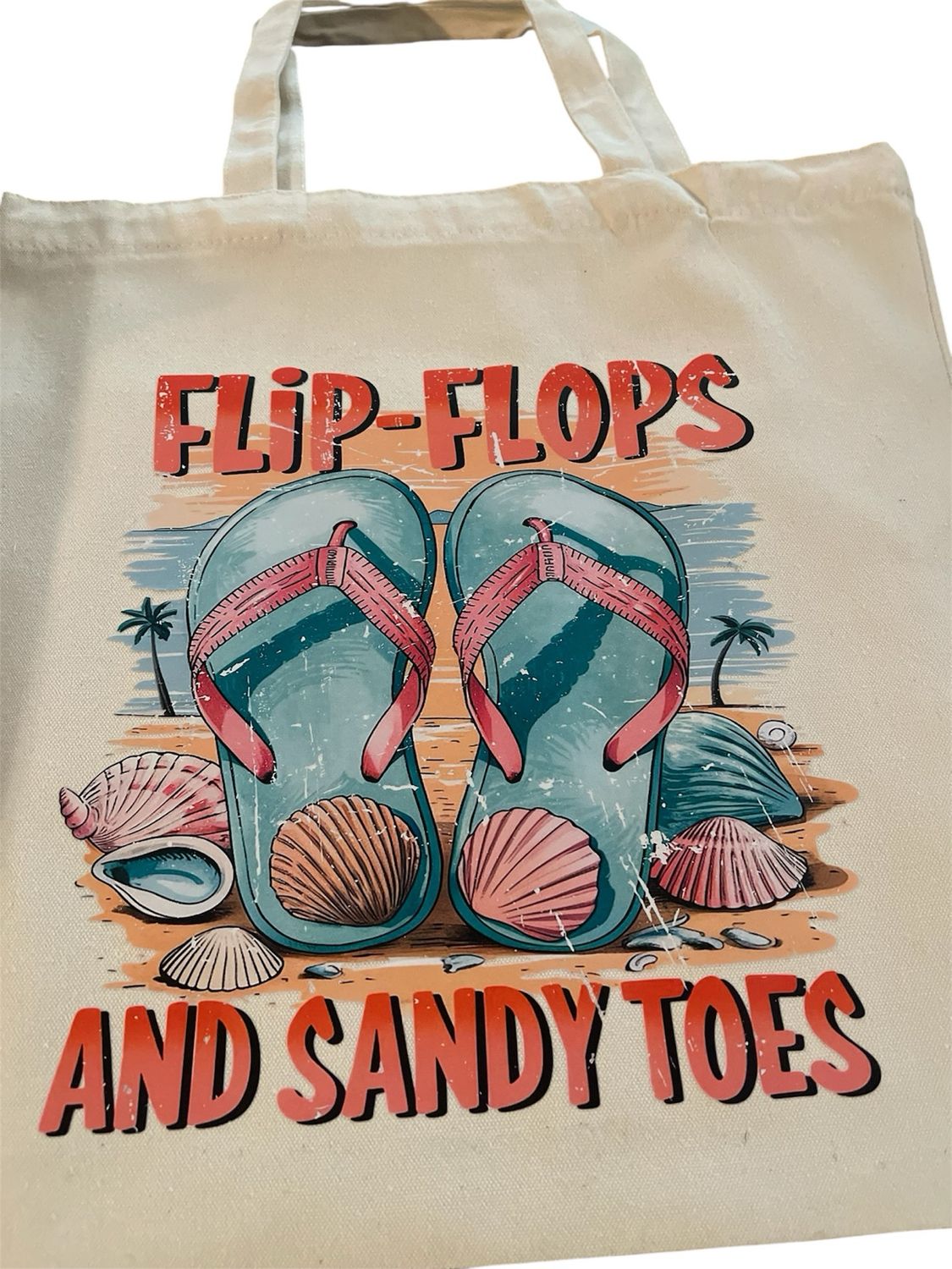 Flip Flop And Sandy Toes Tote
