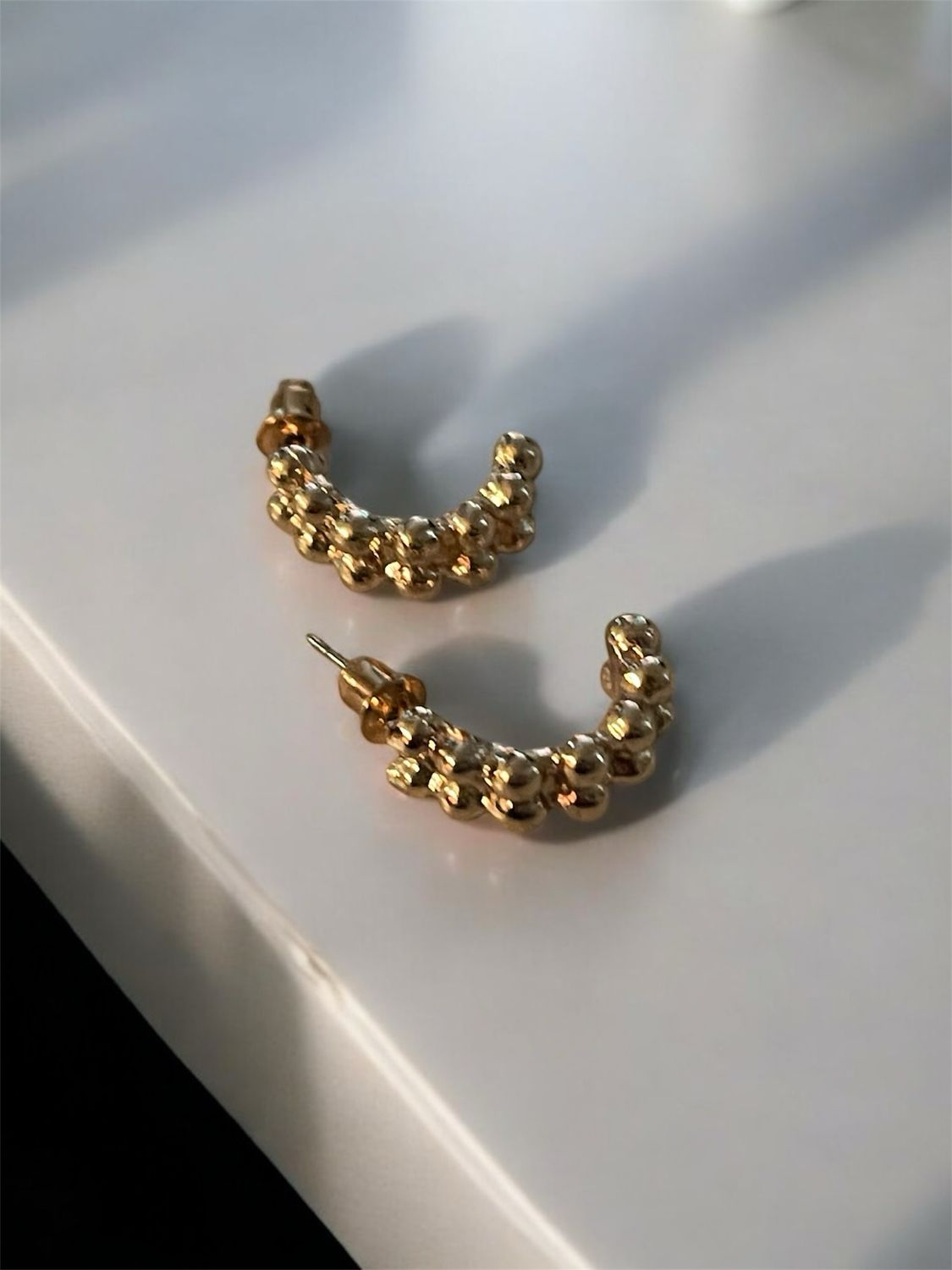 Small Copper Hoop Earrings