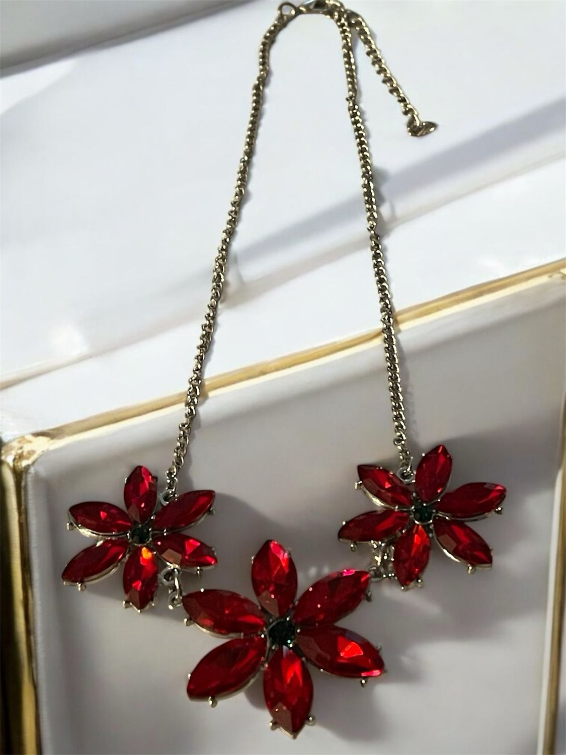 Poinsettia Necklace