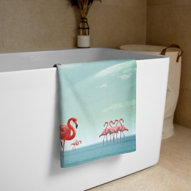 Serviette Mado Flamant