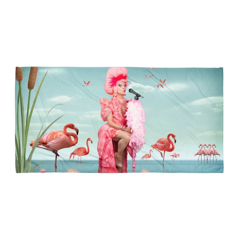 Serviette Mado Flamant