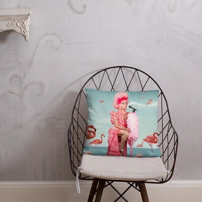 Coussin Mado Flamant