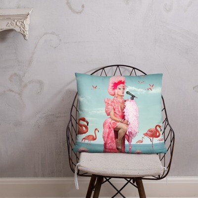 Coussin Mado Flamant
