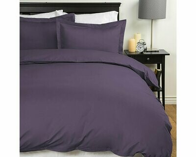 Queen/Full Duvet Cover Set - Eggplant