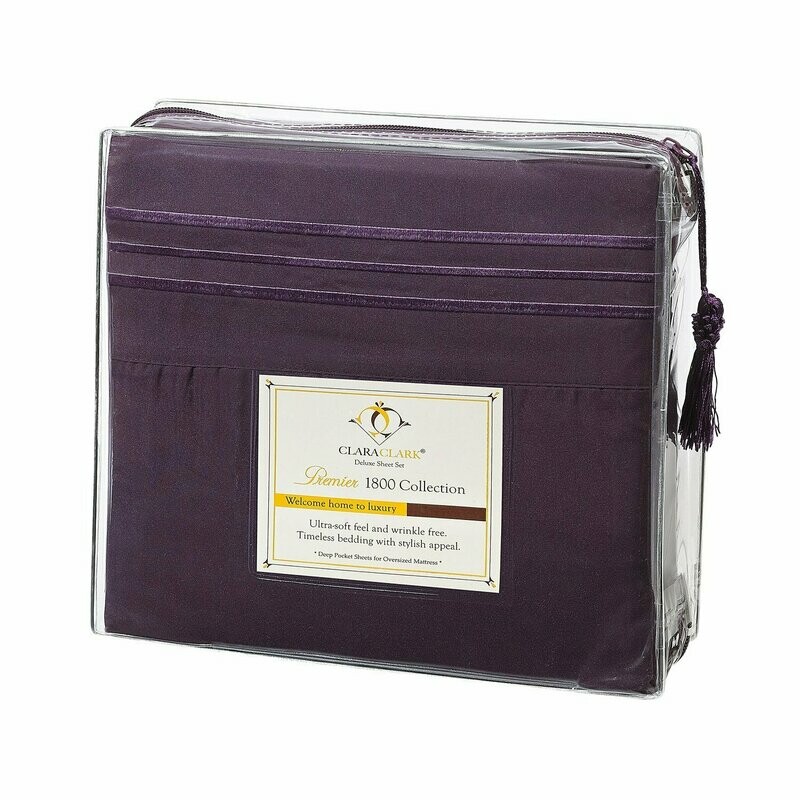 Queen Sheet Set - Eggplant