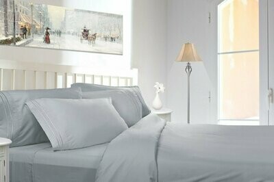 Queen Sheet Set - Silver