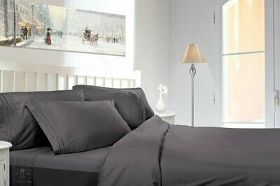 Queen Sheet Set - Charcoal