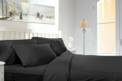 Queen Sheet Set - Black