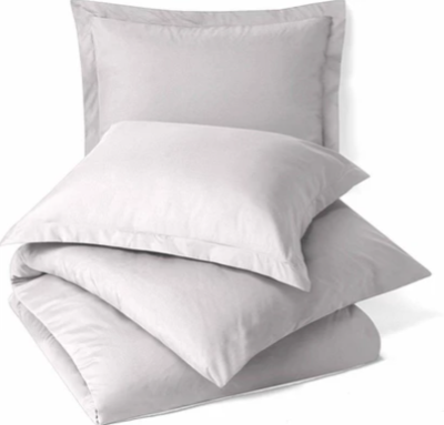 Queen/Full Duvet Cover Set - Silver