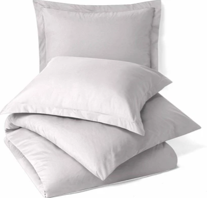 Queen/Full Duvet Cover Set - Silver