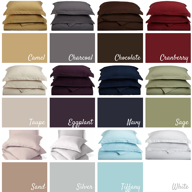 Split King Sheet Set - Choose Colour