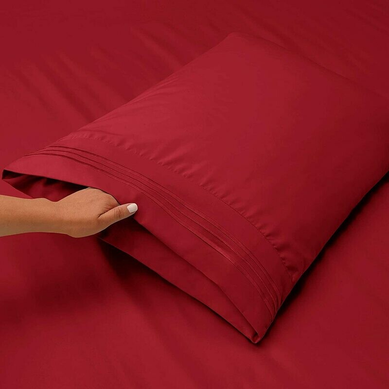 Standard Pillowcases, pk. of 2 - Cranberry