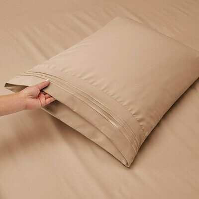 Standard Pillowcases, pk. of 2 - Sand