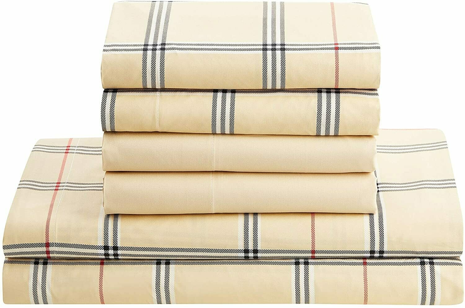 Queen Sheet Set with Shams - Burberry Yellow