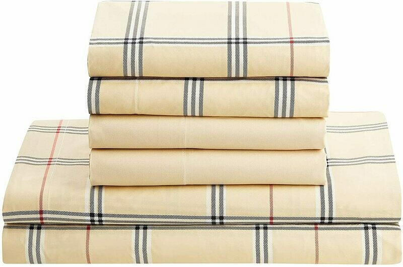 Queen Sheet Set with Shams - Burberry Yellow