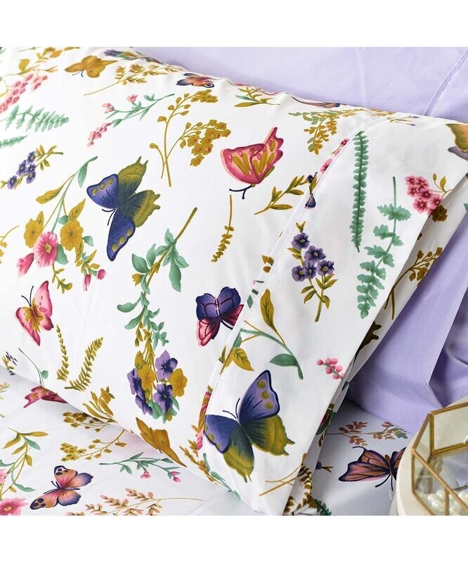 Queen 6-pc Sheet Set - Butterfly