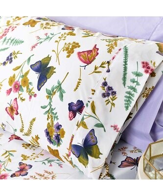 Queen 6-pc Sheet Set - Butterfly