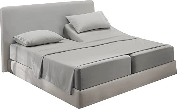 Split King Sheet Set - Silver