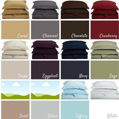King Duvet Cover Set - Choose Colour