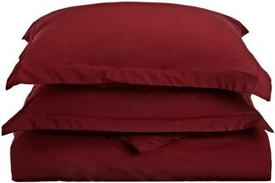Queen/Full Duvet Cover Set - Cranberry