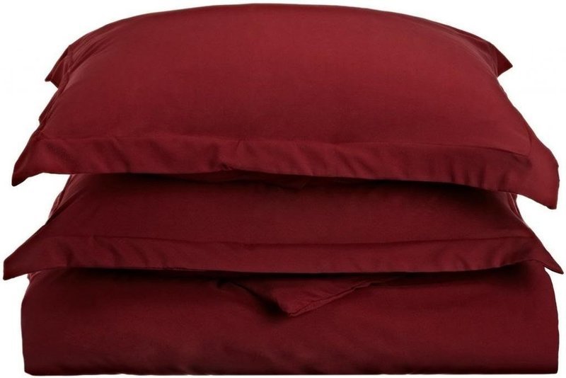 Queen/Full Duvet Cover Set - Cranberry