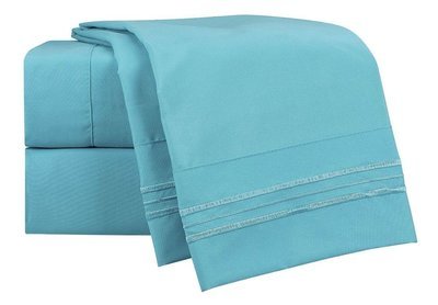 King Sheet Set - Beach Blue