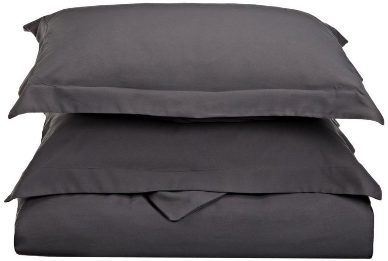Queen/Full Duvet Cover Set - Charcoal