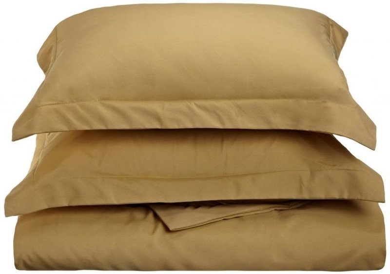 Queen/Full Duvet Cover Set - Camel/Honey
