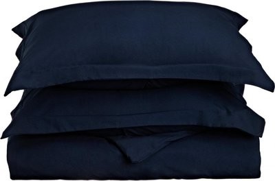 Queen/Full Duvet Cover Set - Navy 