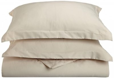 Queen/Full Duvet Cover Set - Beige