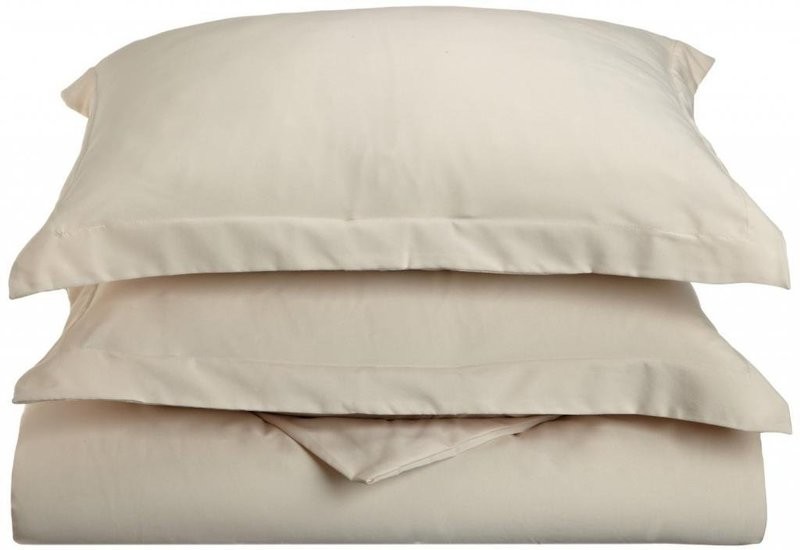 Queen/Full Duvet Cover Set - Beige