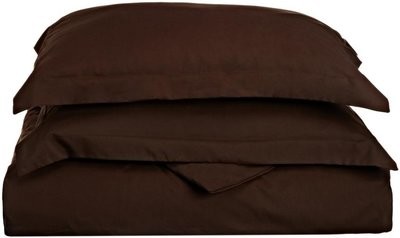Queen/Full Duvet Cover Set - Chocolate