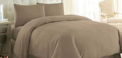 Queen/Full Duvet Cover Set - Sand