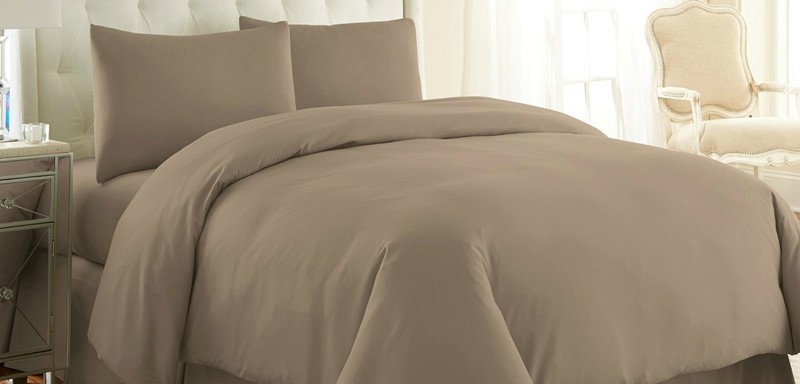 Queen/Full Duvet Cover Set - Sand