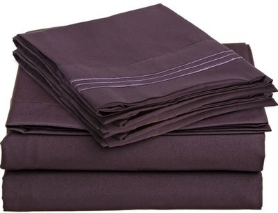 Queen Sheet Set - Eggplant