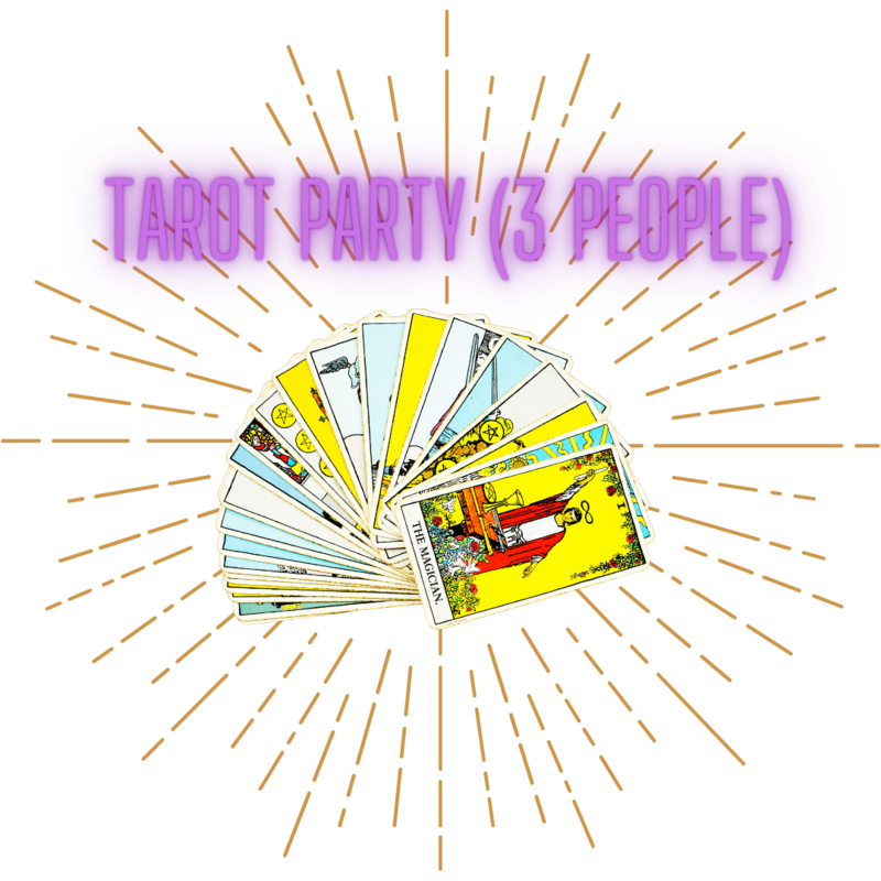 Tarot Card Party Readings (3 people)