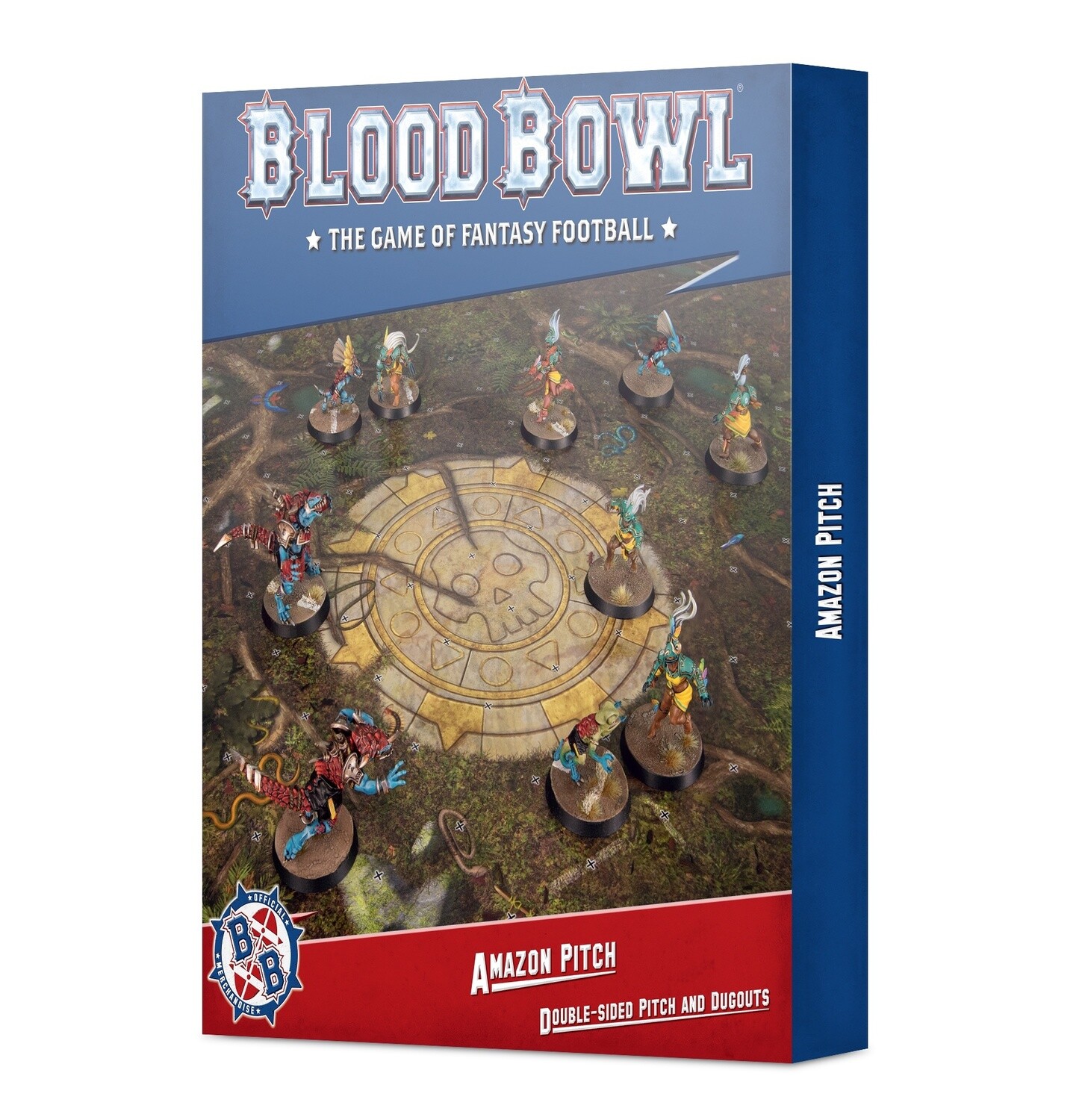 202-29 Blood Bowl: Amazon Team Pitch &amp; Dugouts