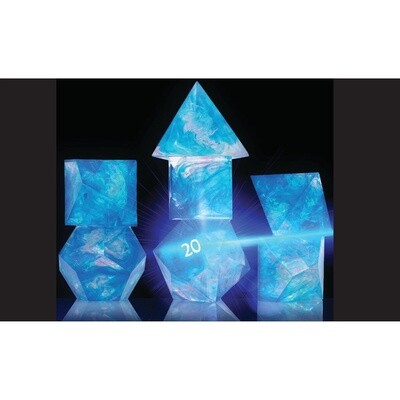 Sirius Dice - Blue Cloak &amp; Dagger Dice Set 7